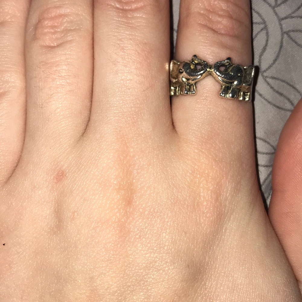 elephant design ring